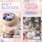 120 Pcs Knit Blocking Combs Pins Kit, 20Pcs Pink Color Knit Blockers Pins Kit, 100 T-pins for Blocking Knitting Crochet, Needlework Projects, Knitting Block Pins Tool for Blocking Mats